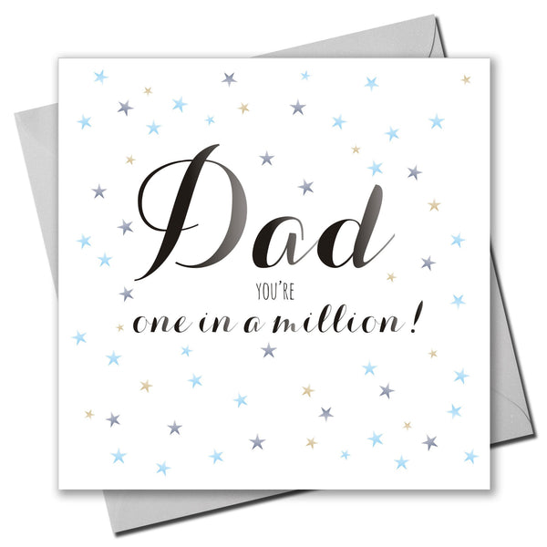 Father's Day Card, Stars, Dad, You're One in a Million!