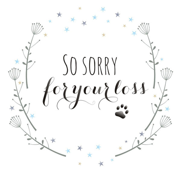 Sympathy, Sorry, Thinking of you Card, Flowers, Sorry for the loss of your pet