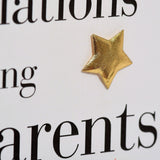 Congratulations Card, Pink, Grandparents, Embellished with a padded star