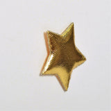 Welsh Birth of Twins Congratulations Card, Yellow Star, padded star embellished