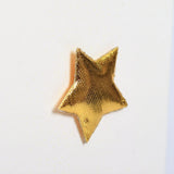 Welsh GCSE results Congratulations Card, Pink Stars, padded star embellished