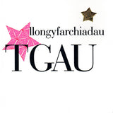 Welsh GCSE results Congratulations Card, Pink Stars, padded star embellished