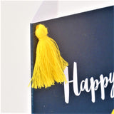 Birthday Card, Dab Man, One of a Kind, Embellished with a colourful tassel