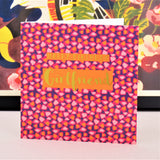 Birthday Card, Happy Birthday Girlfriend, text foiled in shiny gold