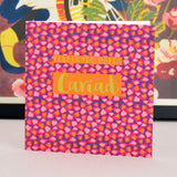 Welsh Birthday Card, Penblwydd Hapus Girlfriend, text foiled in shiny gold