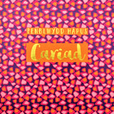 Welsh Birthday Card, Penblwydd Hapus Girlfriend, text foiled in shiny gold