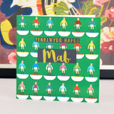 Welsh Birthday Card, Penblwydd Hapus Mab, Son, text foiled in shiny gold