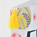 Easter Card, Rows of Eggs, Happy Easter, Embellished with a colourful tassel