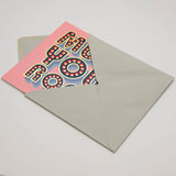 Mother's Day Card, Mum You Rock, text foiled in shiny gold