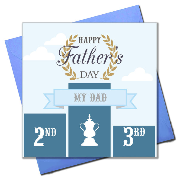 Father's Day Card, Champion Dad, Happy Father's Day