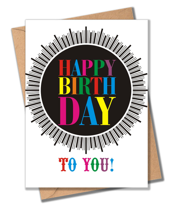 Birthday Card, Medal, Happy Birthday To You!