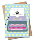 Birthday Card, Typewriter, Happy Birthday