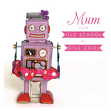 Mother's Day Card, Cute Robot, Old School, Still Cool