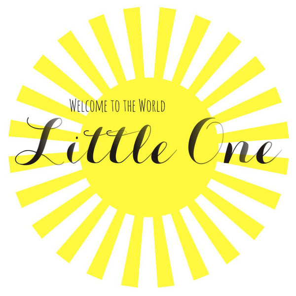 Baby Card, Sunshine, Little One