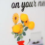 New Job Congratulations Card, 9-5 Dolly, Embellished with colourful pompoms