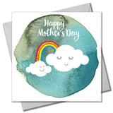 Mother's Day Card, Clouds and a Rainbow, Happy Mother's Day