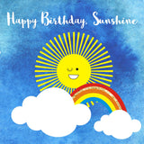 Birthday Card, Rainbow, Happy Birthday