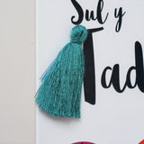 Welsh Father's Day Card, Sul y Tadau Hapus, Daddy Cool, Tassel Embellished