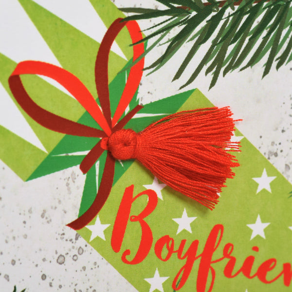 Christmas Card, Cracker, Boyfriend, Happy Christmas, Tassel Embellished