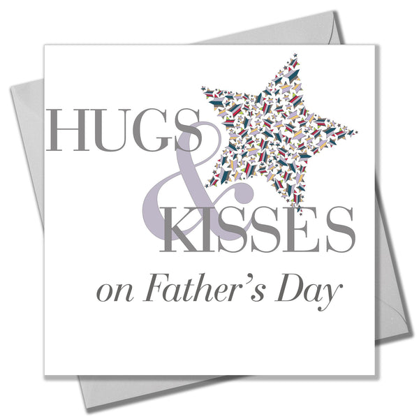 Father's Day Card, Hugs and Kisses