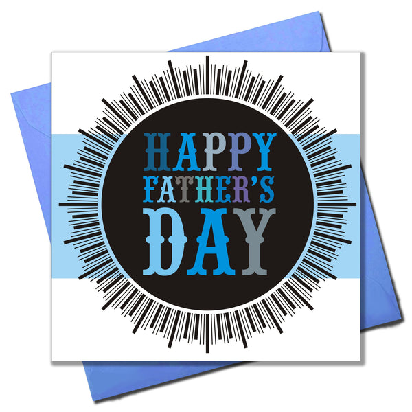 Father's Day Card, Medal, Happy Father's Day