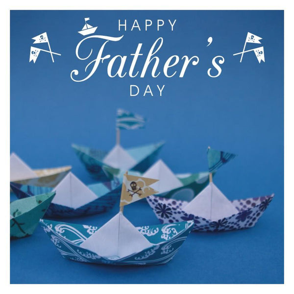 Father's Day Card, Boats, Happy Father's Day