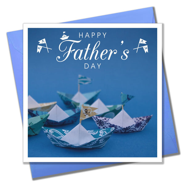 Father's Day Card, Boats, Happy Father's Day
