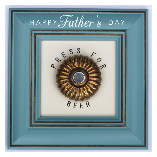 Father's Day Card, Happy Father's Day, Press for Beer