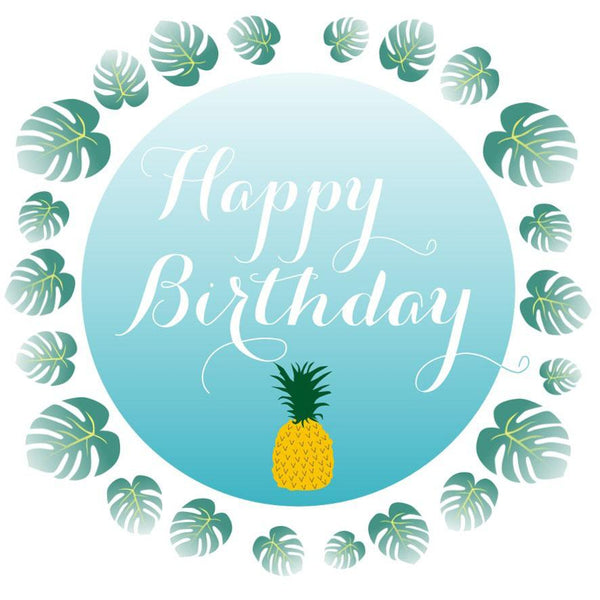 Birthday Card, Sweet Pineapple, Happy Birthday