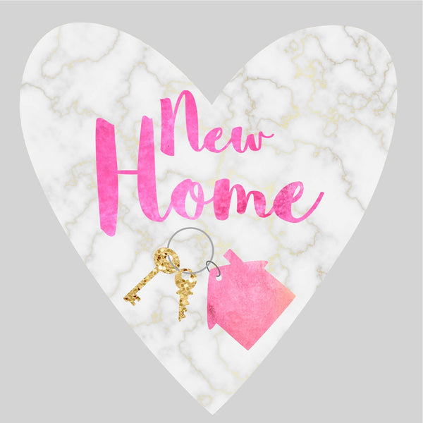 New Home Card, Keyring, New Home