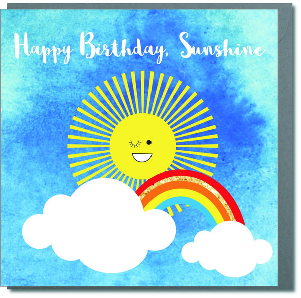 Birthday Card, Rainbow, Happy Birthday