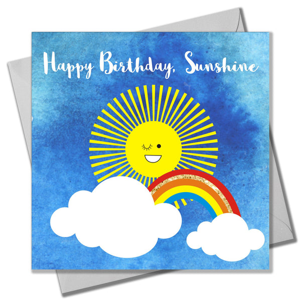 Birthday Card, Rainbow, Happy Birthday