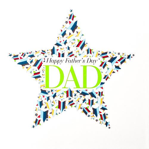 Father's Day Card, Dad in a Star